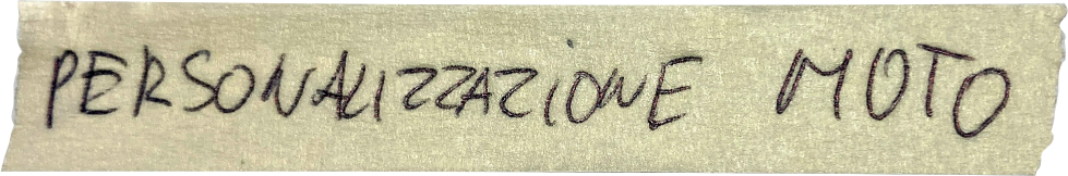 Label Personalizzazione Moto